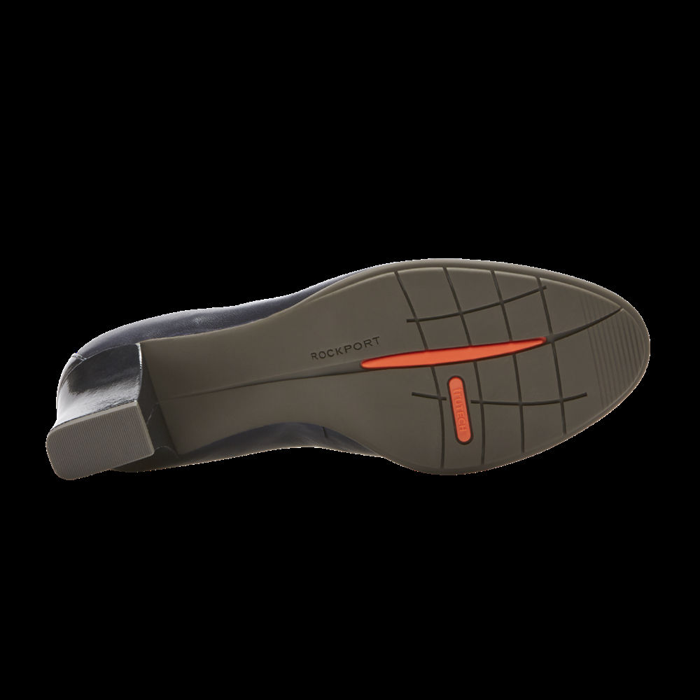 Rockport Pumps Dam Marinblå - Total Motion Esty Luxe Cap Toe - VQABF4053